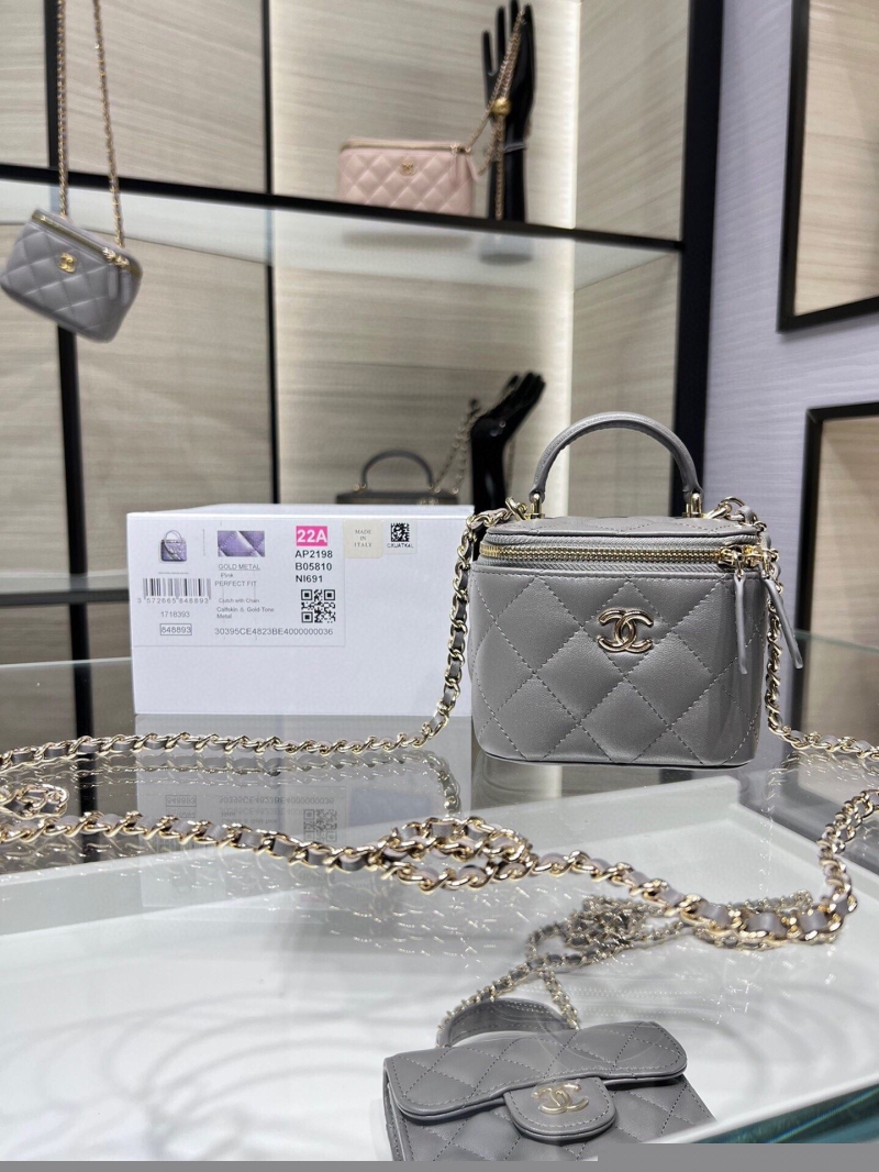 Ch*el cosmetic bags
